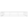 Outdoor Dog Kennel Galvanized Steel 19.7'x19.7'x3.3'