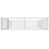 Outdoor Dog Kennel Galvanized Steel 13.1'x13.1'x3.3'